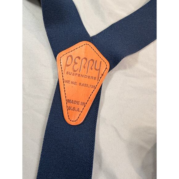 Perry suspenders Other - Perry Suspenders Navy Blue Belt-Hook style